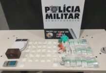 Força Tática prende dois homens por tráfico de drogas em Várzea Grande