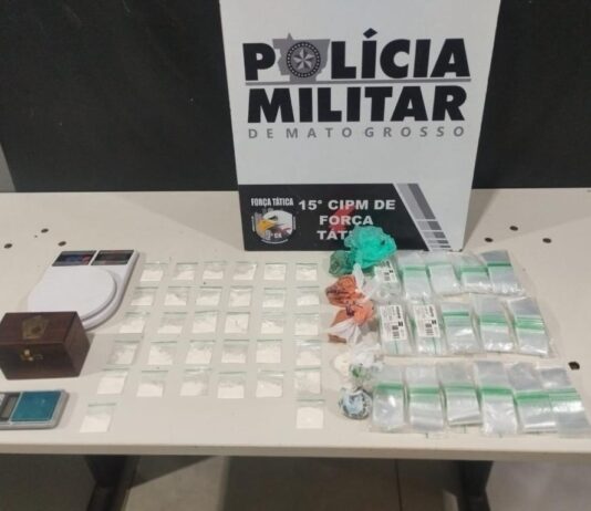 Força Tática prende dois homens por tráfico de drogas em Várzea Grande